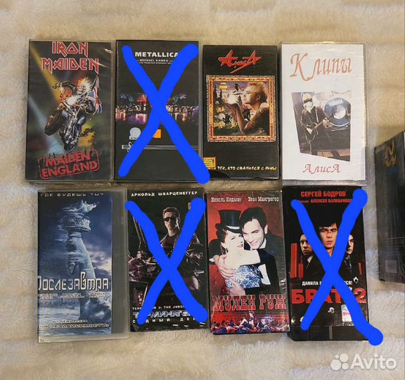 Видеокассеты vhs