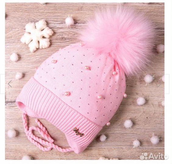 Шапка 9 - 18 мес (новая)