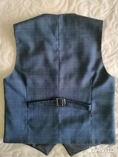 Школьный костюм для мальчика 134, синий