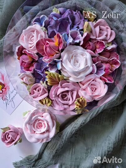 Меренга(Безе), Зефир, зефирные букеты и цветы