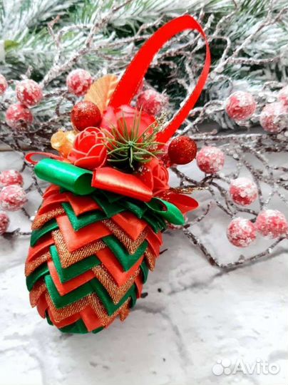 Новогодние шары ручной работы