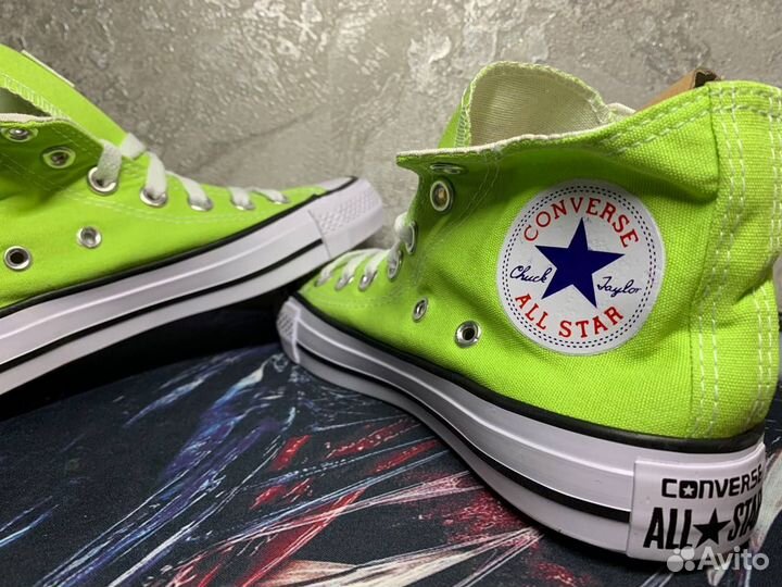 Converse All Star зеленые
