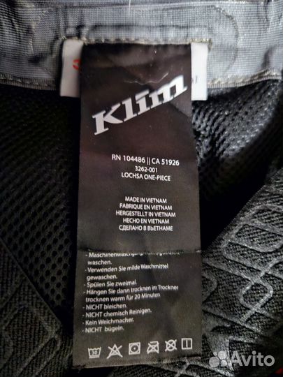 Снегоходный комбинезон Klim Lochsa one-piece blak