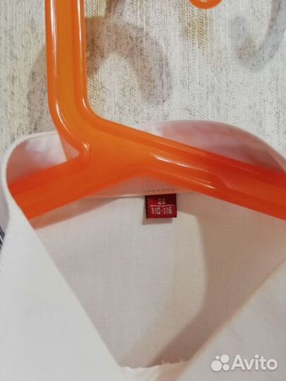 Рубашка белая рост 110-114