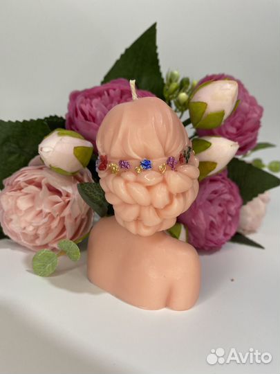 Свечи интерьерные, свечи восковые, свечи цветные