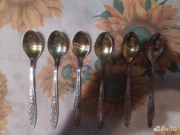 Чайные ложки из мельхиора СССР
