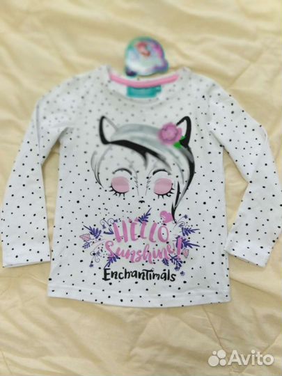 Лонгслив для девочки 98. новый