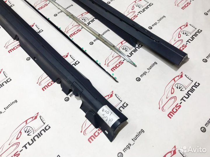 Пороги Mercedes C-class w205 AMG Long