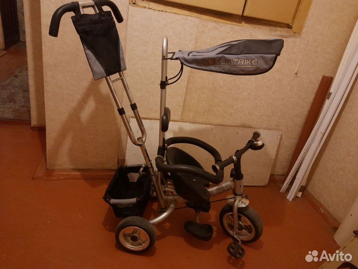 Велосипед lexus trike 3х колесный с ручкой