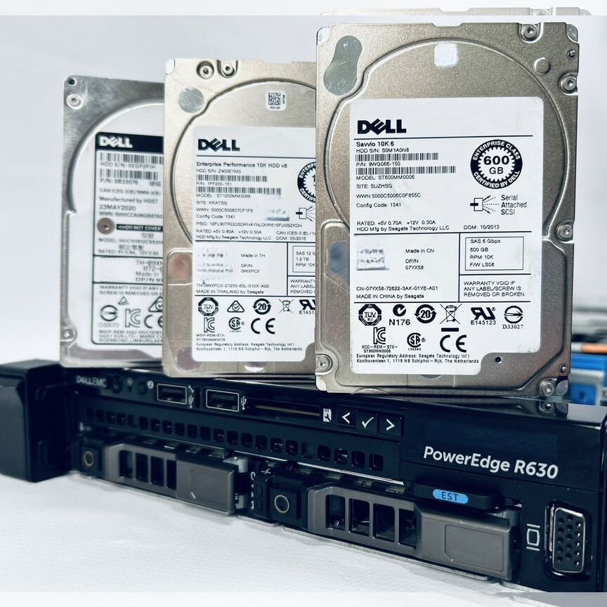 [E5-2667V4] Сервер 1с Dell R630 8sff 2* 128gb 2400 E5-2667v4