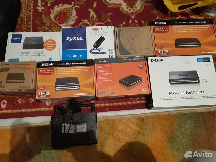 Модемы adsl Zyxel D-Link ZTE Acorp