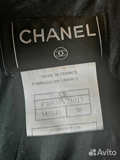 Твидовое платье chanel