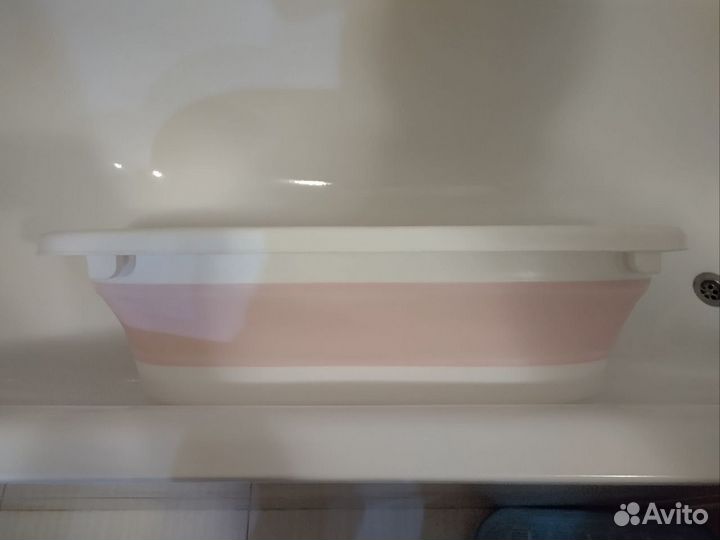 Ванночка для купания складная с матрасиком