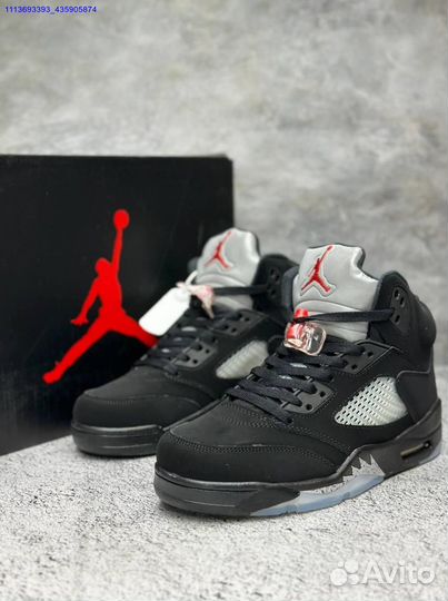 Nike Air Jordan 5 Retro Black Metallic