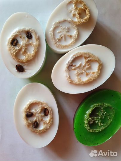 Массажное мыло с люфой