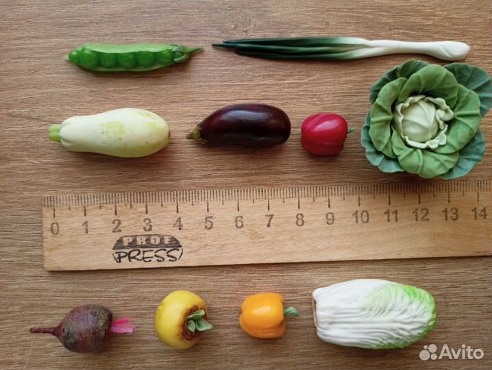 Овощи из полимерной глины