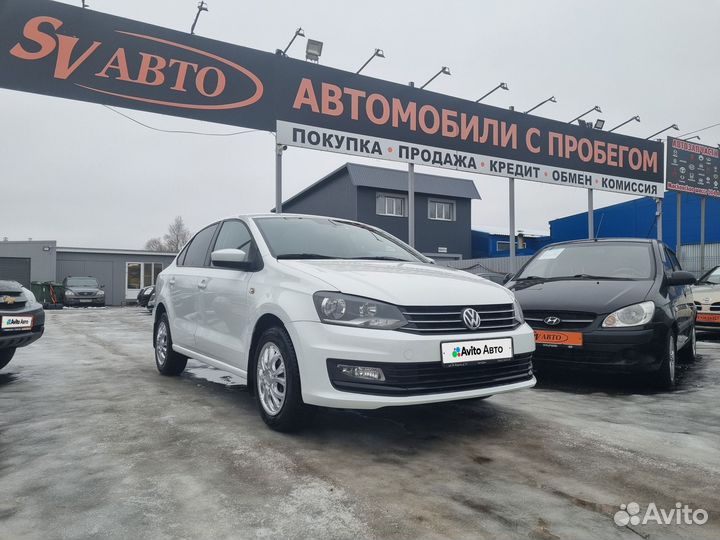 Volkswagen Polo 1.6 AT, 2016, 178 000 км