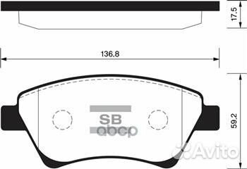 Колодки торм.дисковые Hi-Q Renault Samsung scen