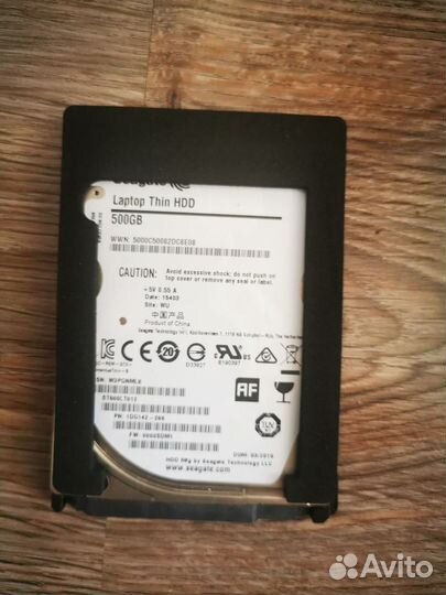 Жесткий диск Seagate Laptop Thin HDD 500gb