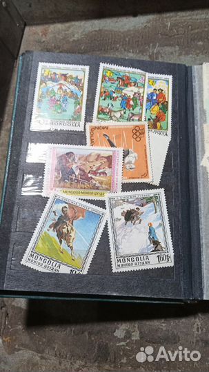 Альбом марок монголии,20 страниц