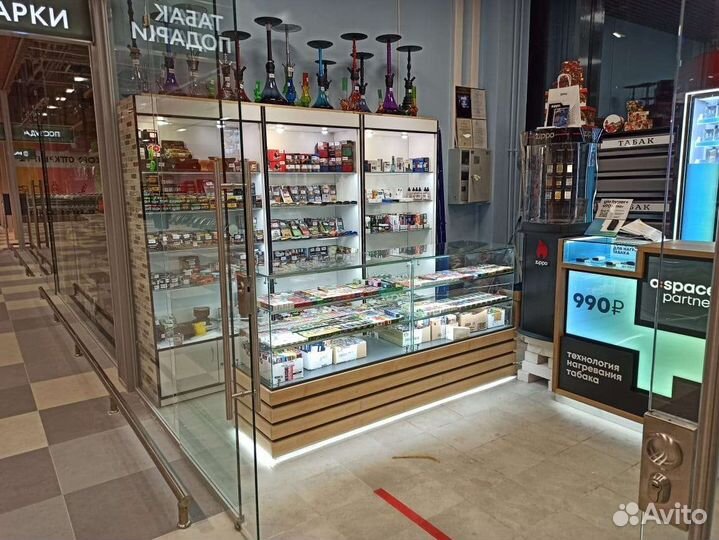 Витрины для вейпов и табака