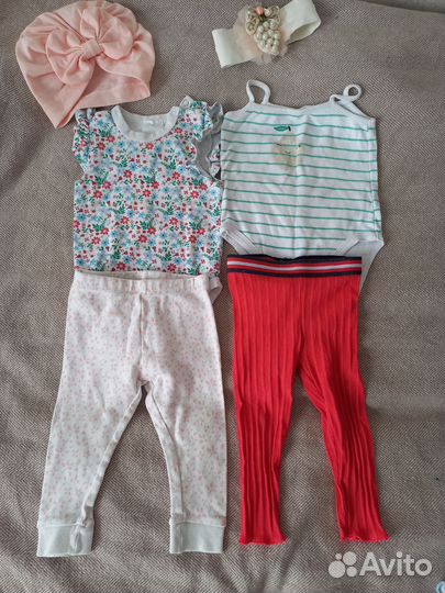 Детские вещи пакетом на девочку 68-74