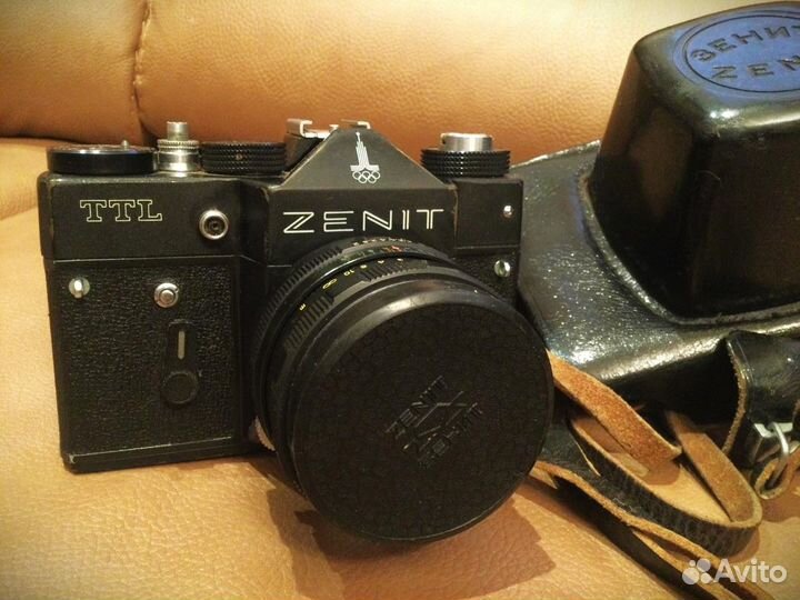 Фотоаппарат зенит TTL Олимпик Helios 44 M черный