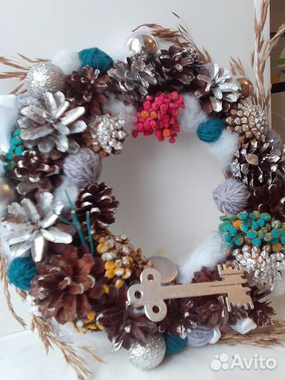 Рождественский новогодний венок