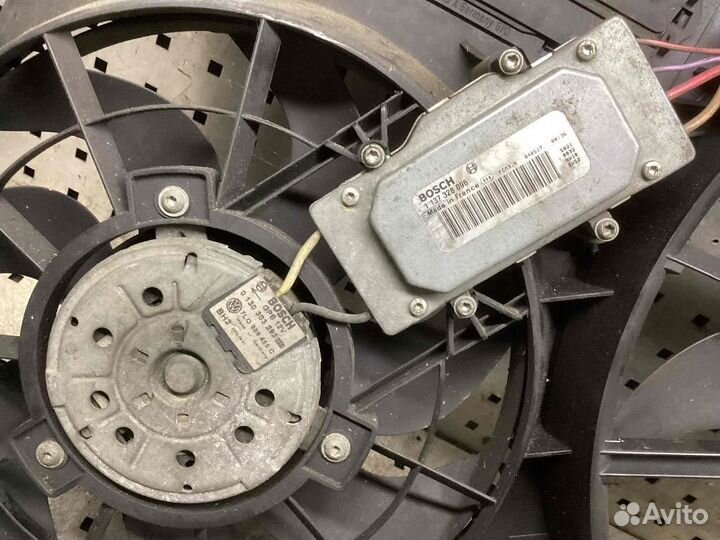 Вентилятор радиатора в сборе с диффузором Volkswag