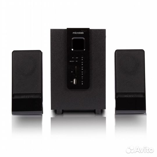 Колонки 2.1 microlab M-100BT, черный цвет, 22.5+5W