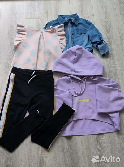 Вещи пакетом на девочку 146 см