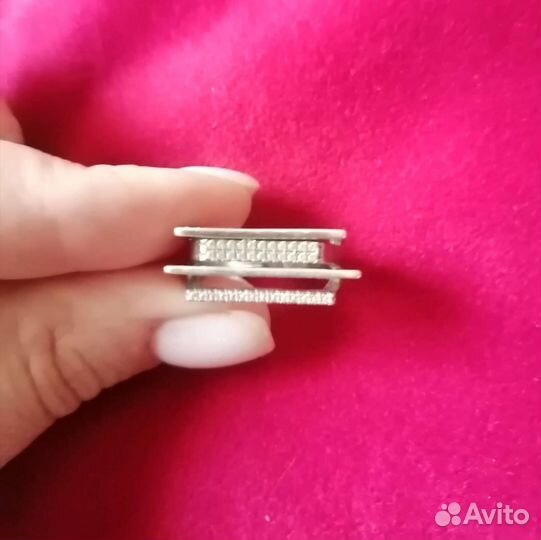 Кольцо серебро