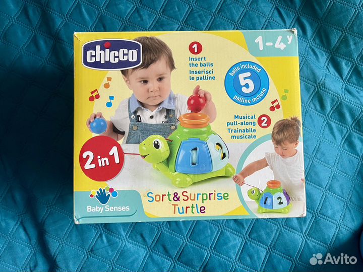 Развивающие игрушки chicco сортер черепашка