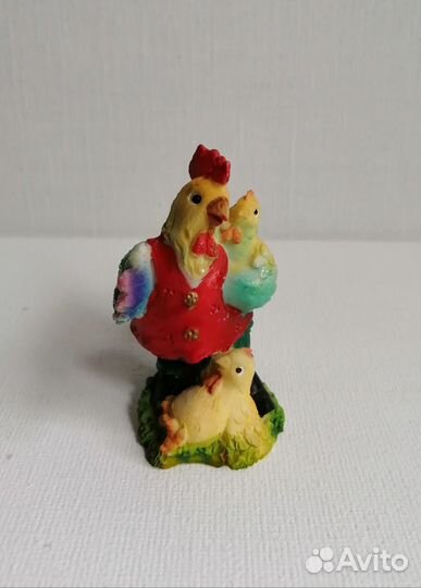 Декоративные статуэтки. Фигурки тигр, птицы, петух