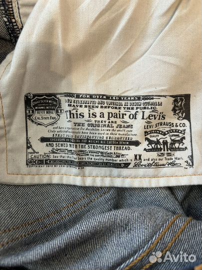 Джинсы Levis 501 синие