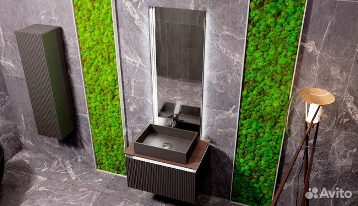 Мебель для ванной Jorno Strong 80 подвесная, антр