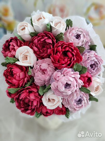 Съедобные букеты из зефира