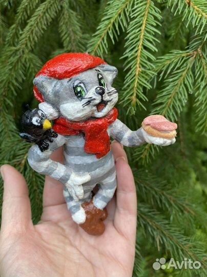 Игрушки из ваты на ёлку