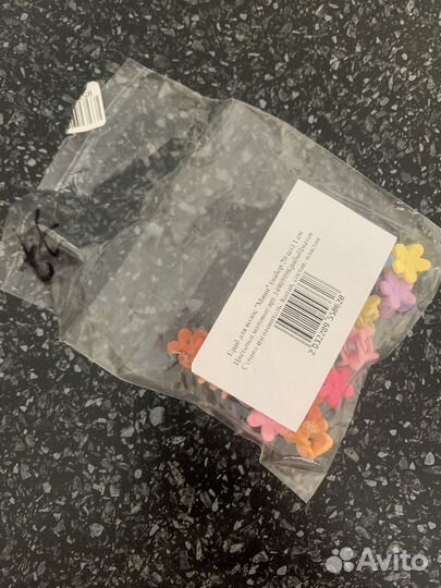 Крабики для волос цветные y2k