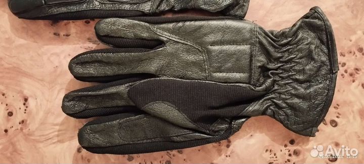 Перчатки защитные для мото. кожа/текстиль