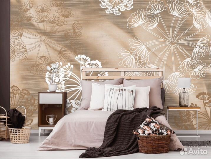 Фотообои природа / Фотообои горы / Фото Обои цветы