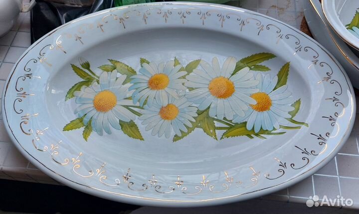Блюда большое овальное и квадратное