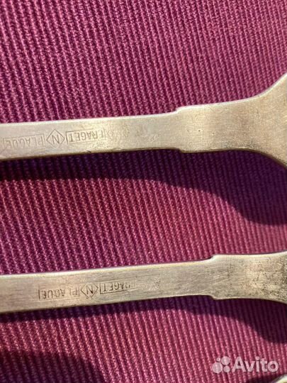 Антикварные вилки fraget N plaque. Польша Россия 1