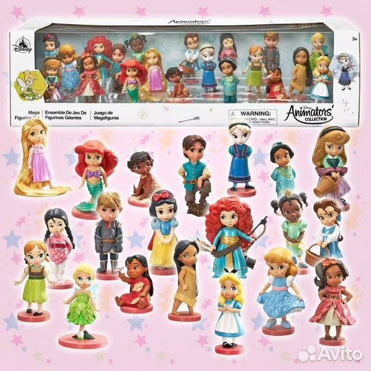 Фигурки, оригинал Disney Animators Collection