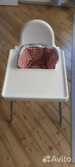 Стульчик для кормления IKEA antilop с чехлом