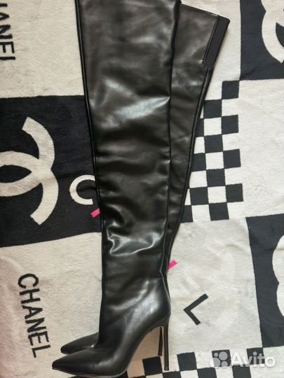 Ботфорты натуральная кожа