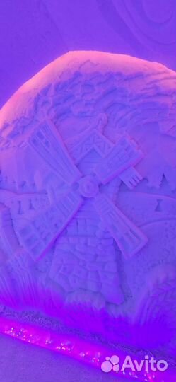 Снежная деревня, хибины