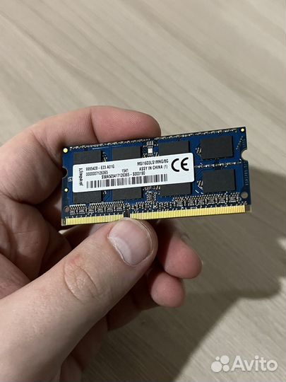 Оперативная память Kingston 8GB DDR3 Sodimm