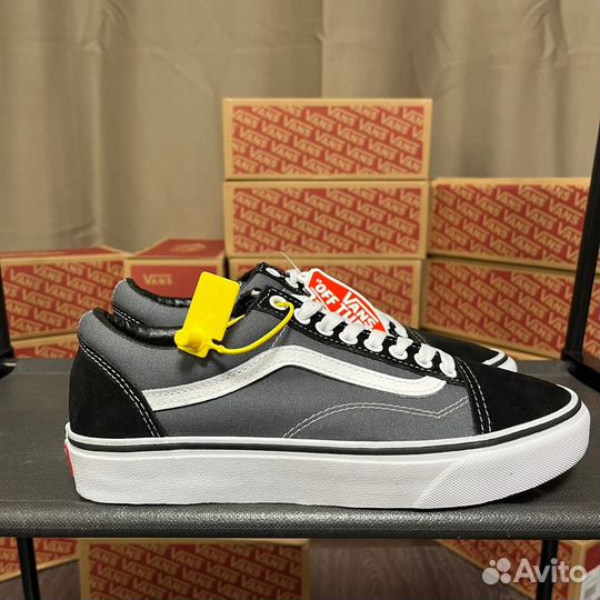 Кеды Vans черно-серые 41, 42, 43, 44, 45