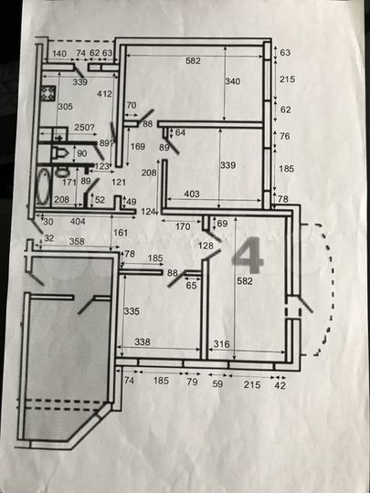 4-к. квартира, 100 м², 3/19 эт.